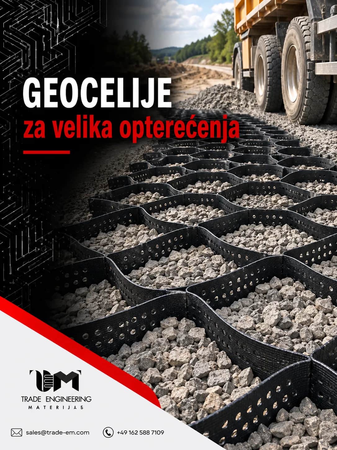 Geocelije za velika opterećenja
