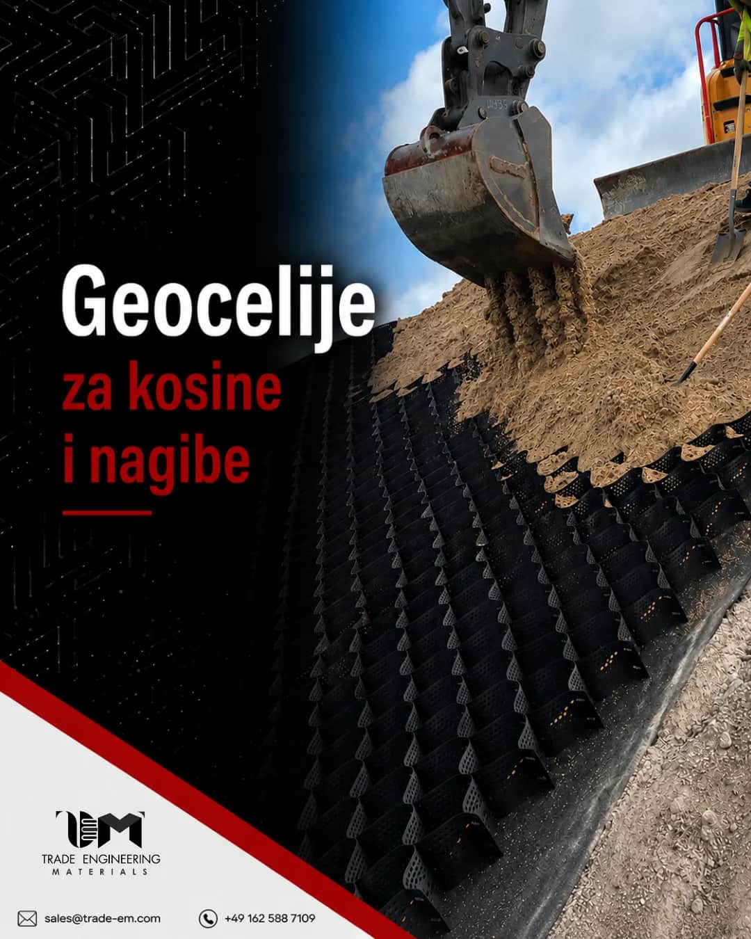 Geocelije za kosine i nagibe