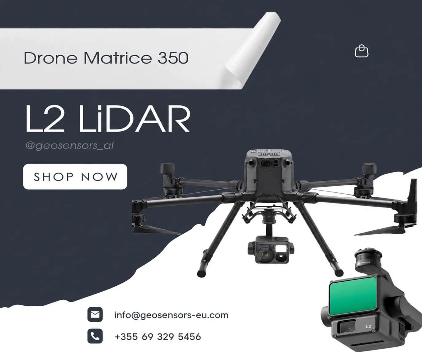 DJI Matrice 350 RTK sa L2 LiDAR 